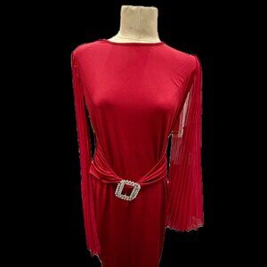 Red Shein A-Line Cocktail Dress